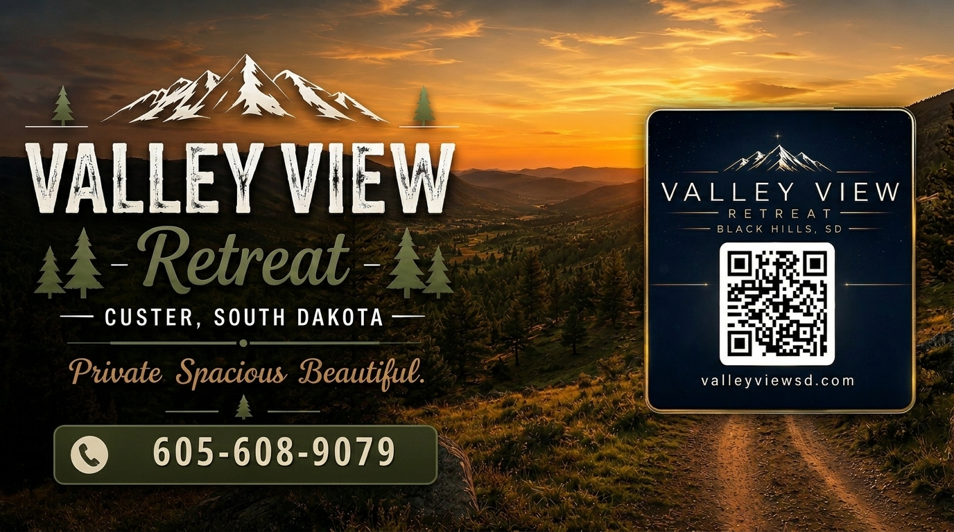 Valley View Retreat — RV & Tent Camping · Custer County, SD · call 605-608-9079